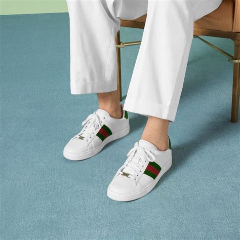 gucci ace sneakers two ways|Gucci sneakers ace women.